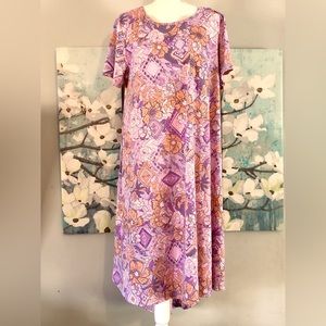 LuLaRoe Carly Hi-lo Dress With Pocket